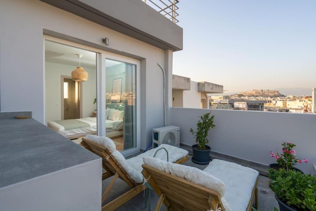 Duplex Acropolis View 2 Balconies Appartement Athene Buitenkant foto